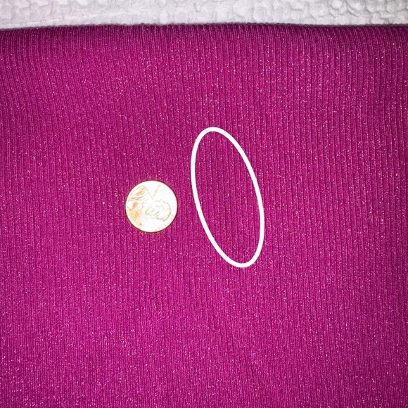 SKIMS Pink Soft Lounge Shimmer Maxi Dress in Fuchsia Foil Magenta  - Size Large - Picture 14 of 16